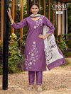 Noor By Ossm Viscos Vetican Silk Kurti With Bottom Dupatta Wholesale Shop In Surat
